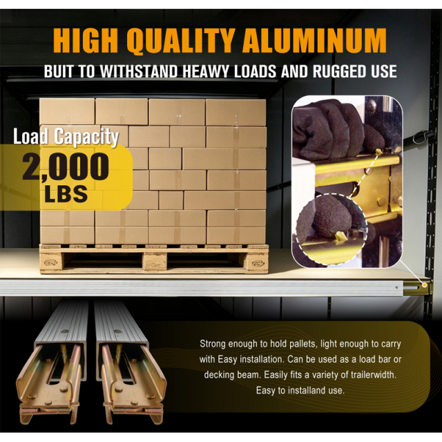 92" - 103" Standard Adjustable Decking Shoring Aluminum Beam 2000 lbs WLL