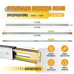 92" - 103" Adjustable Decking Shoring Steel Beam 2000 lbs WLL