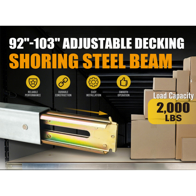 92" - 103" Adjustable Decking Shoring Steel Beam 2000 lbs WLL