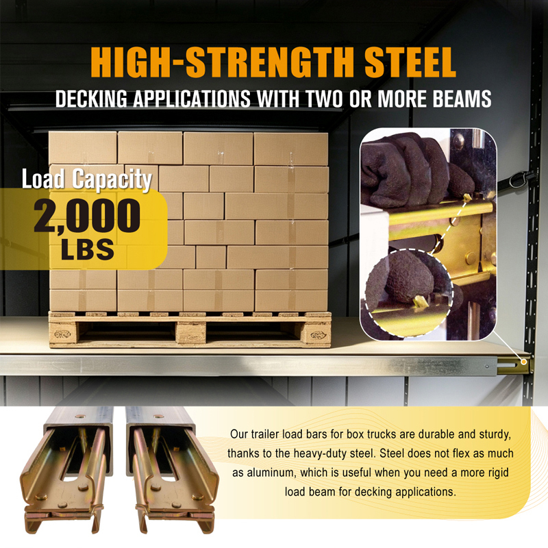 92" - 103" Adjustable Decking Shoring Steel Beam 2000 lbs WLL