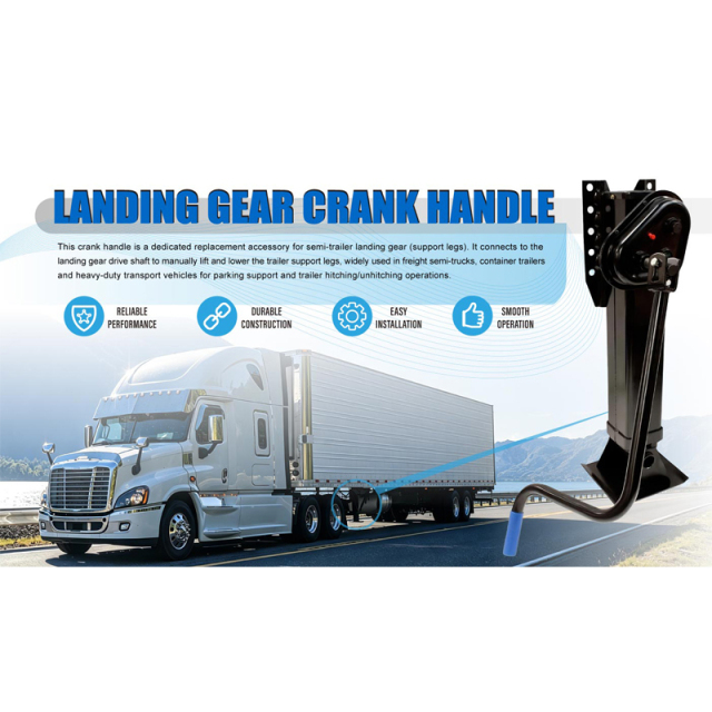Heavy Duty Landing Gear Crank Handle for Semi Truck Trailer