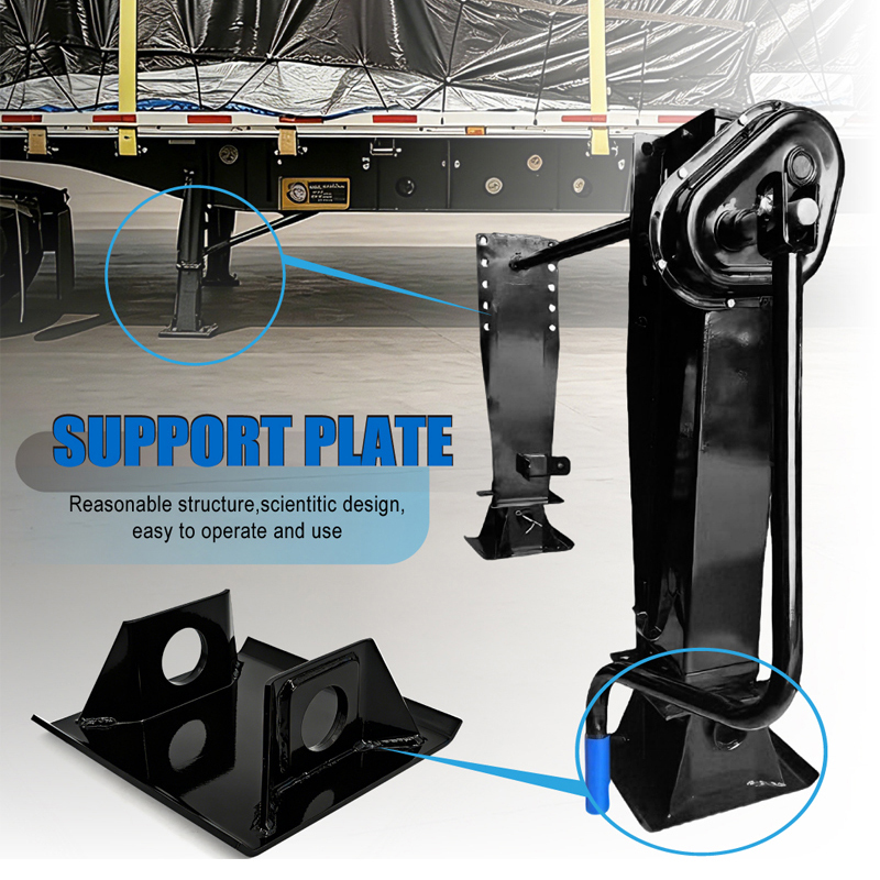 Heavy Duty Landing Gear Foot Replacement Base for Semi Trailer Jack Leg