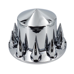 Chrome ABS Complete Axle Cover Set Dome Style