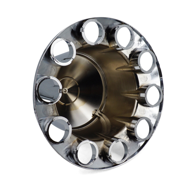 Chrome ABS Complete Axle Cover Set Dome Style