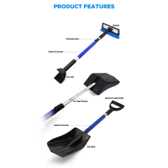 5pcs Snow Shovel Snow Brush Kit Winter Set