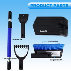 5pcs Snow Shovel Snow Brush Kit Winter Set