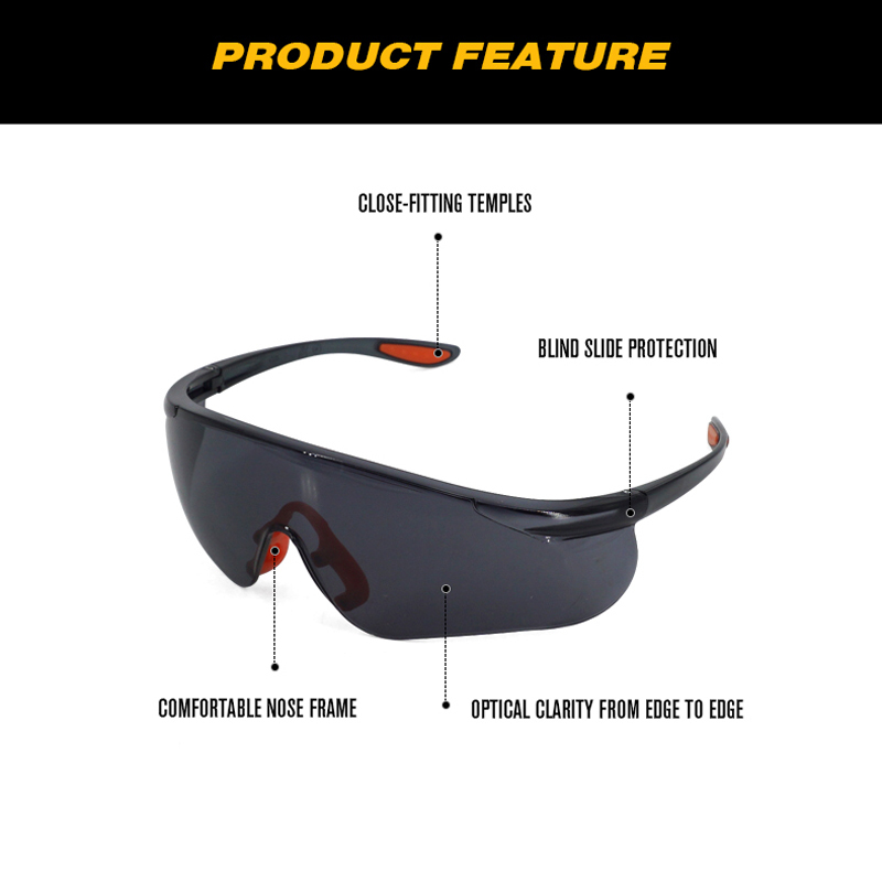 Safety Glasses for Men and Women with Anti-Fog and Scratch Resistant Wrap Around Lenses
