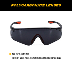 Safety Glasses for Men and Women with Anti-Fog and Scratch Resistant Wrap Around Lenses
