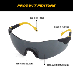 Safety Glasses for Men and Women with Anti-Fog and Scratch Resistant Wrap Around Lenses
