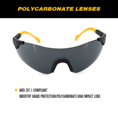 Safety Glasses for Men and Women with Anti-Fog and Scratch Resistant Wrap Around Lenses