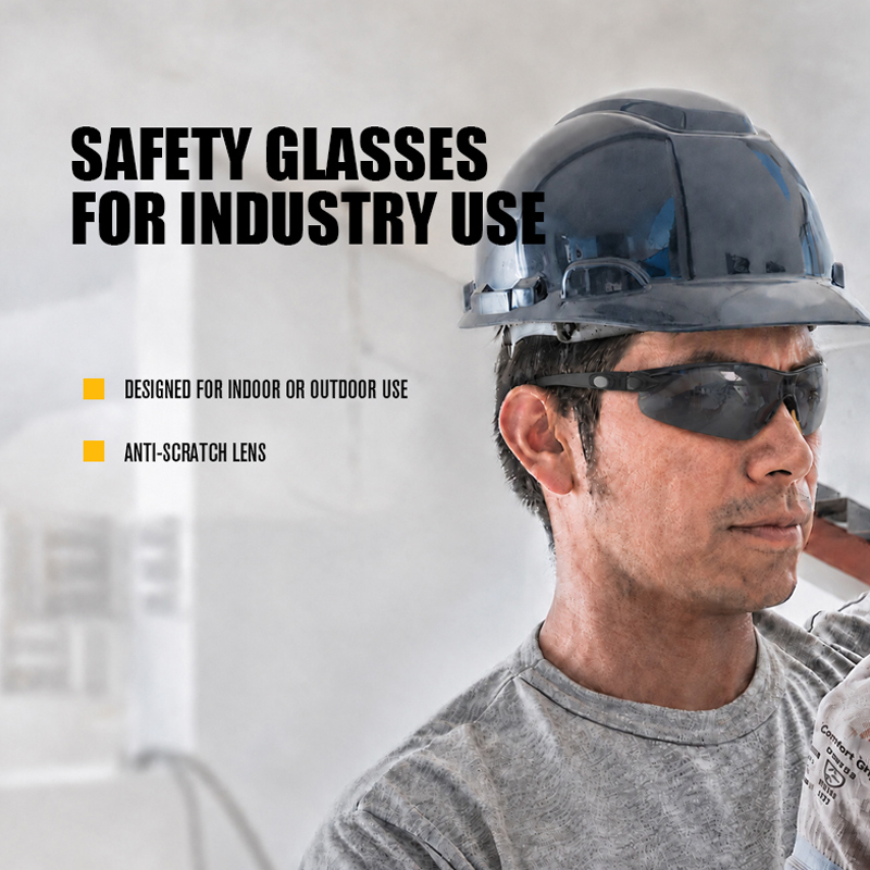 Fashionable Construction Workman Safety clear Glasses Sport Eye protection Antifog Work Glasses for Work