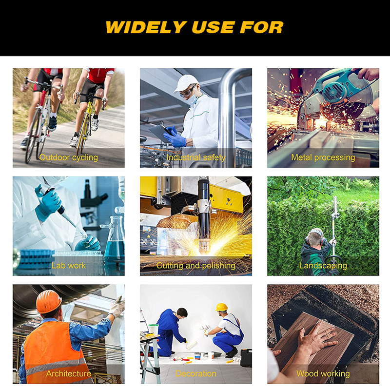 Fashionable Construction Workman Safety clear Glasses Sport Eye protection Antifog Work Glasses for Work