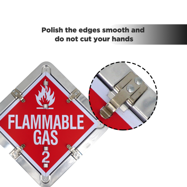 Stainless Steel Clip for 10 Pages Various Legend Flip Placard System