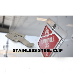 Stainless Steel Clip for Placard Holder