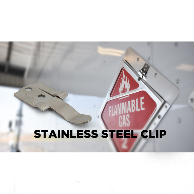 Stainless Steel Clip for Placard Holder