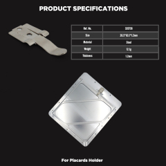 Stainless Steel Clip for Placard Holder