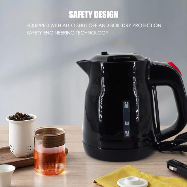0.8L Portable Car Electric Boiling Hot Water Heater Kettle Boiler for Car