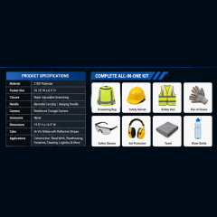 PPE Sling Bag with Reflective Safety Stripes