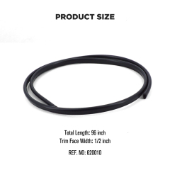 8-ft Black Custom Truck/SUV Edge Trim