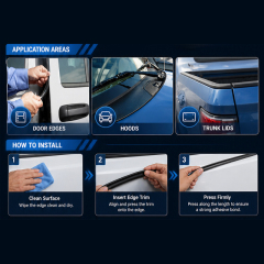 8-ft Black Custom Truck/SUV Edge Trim