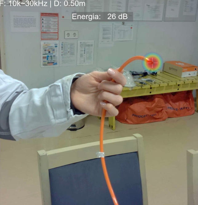 The gas flow to the leak detector