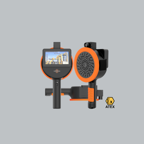 Hertzinno 270P acoustic camera for gas leak and thermal graph with ATEX