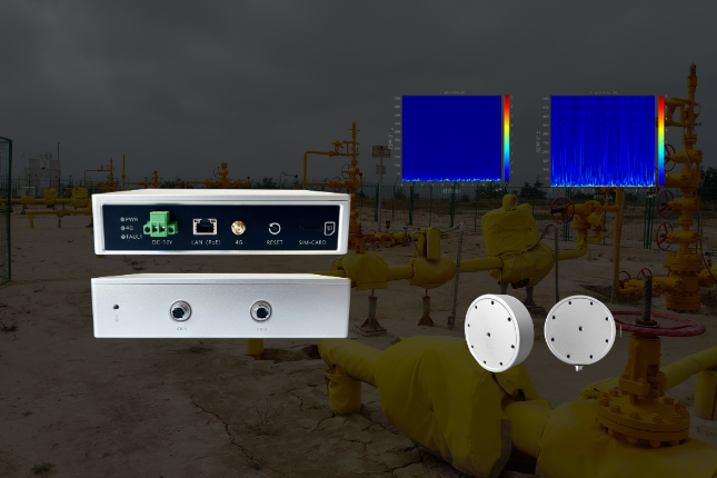 Acoustic fingerprint sensing system for gas well and valve leak monitoring