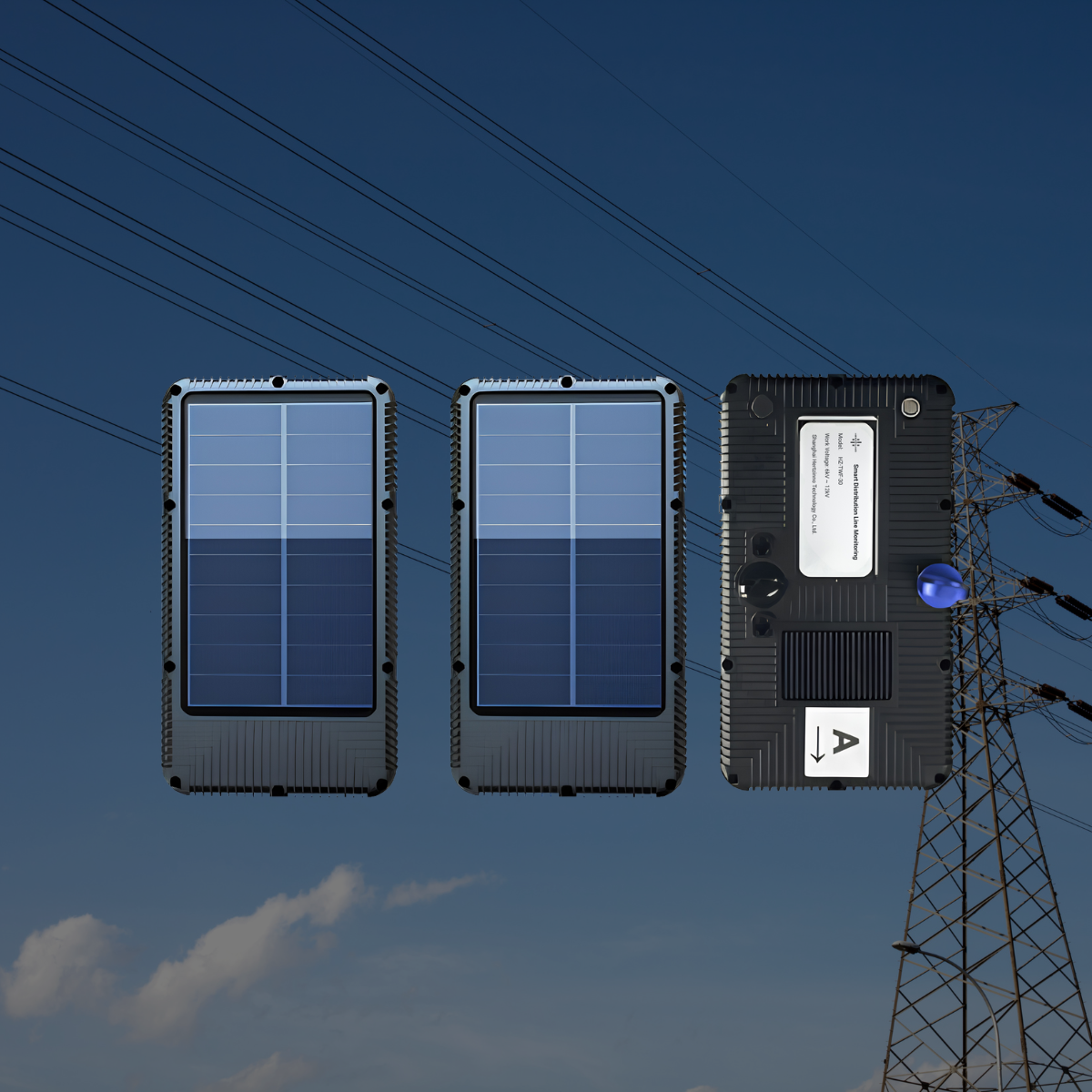HZ-TWF-30 Smart Distribution Line Monitoring System,Hertzinno,HZ-TWF-30 Smart Overhead Distribution Line Monitoring System | Fault Localization & Grid Monitoring