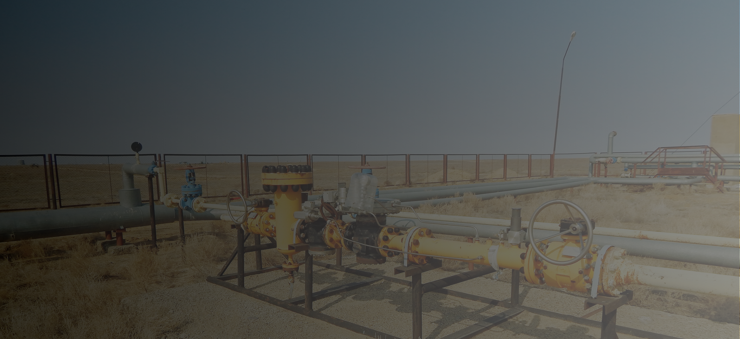 pipeline corridor security and leak monitoring scene