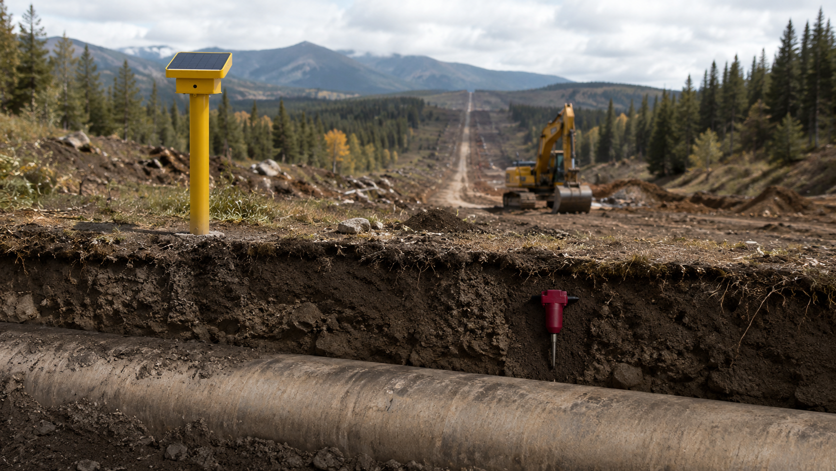 HZ-PS-20A intelligent ground activity monitoring solution for pipelines and mining sites