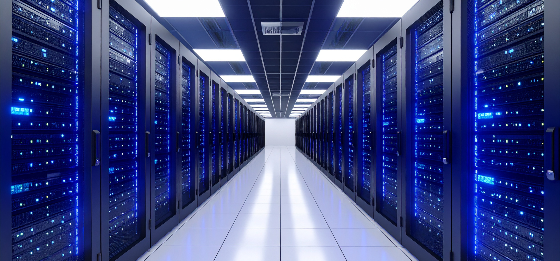 Data center facility engineer inspecting critical power and server infrastructure