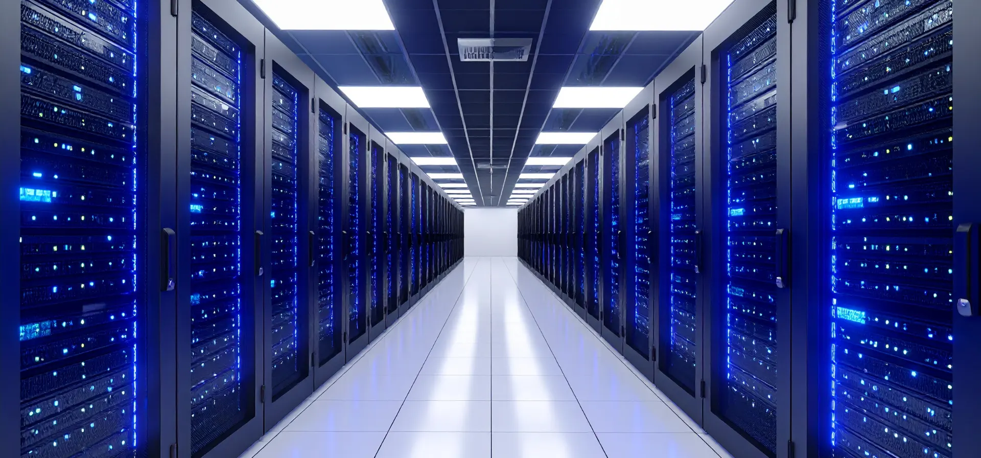 Data center facility engineer inspecting critical power and server infrastructure