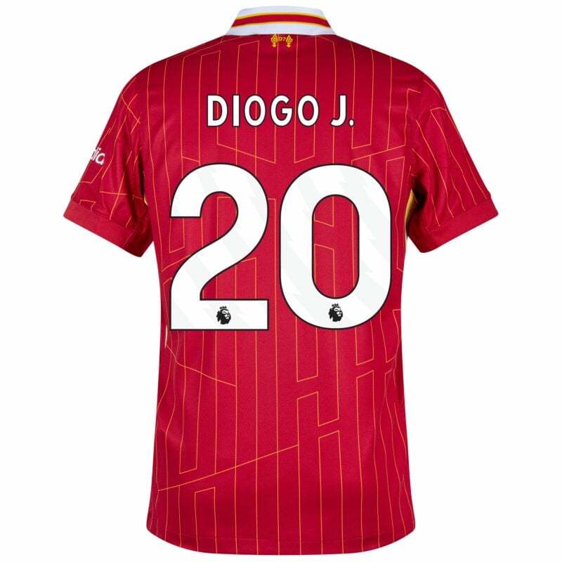 Kid's Diogo Jota #20 Liverpool 2024/25 Home Shirt