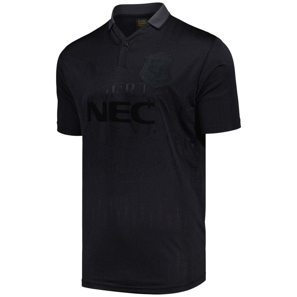 Kid's Everton 1995 Retro Black-Out Shirt