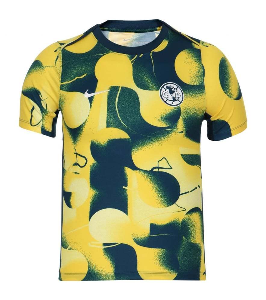 Men's Club América 2024/25 Third Prematch Shirt - Yellow