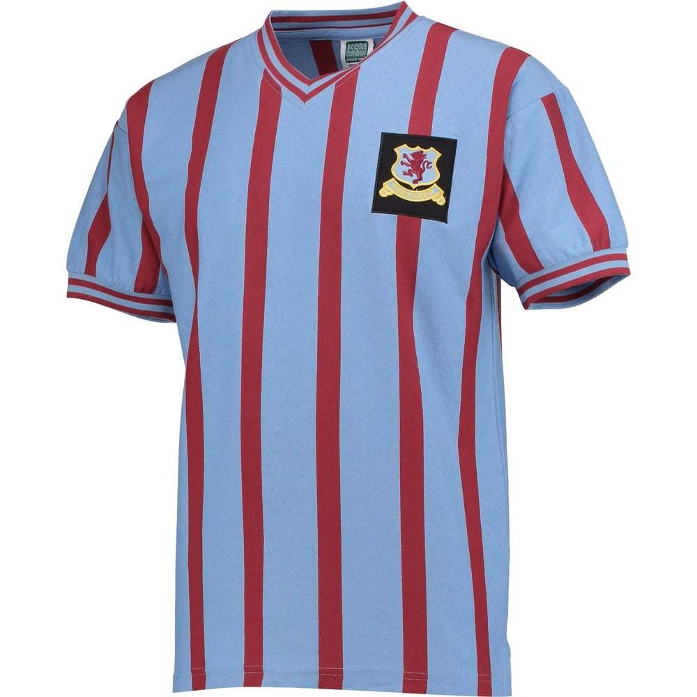 Men's Aston Villa 1957 Retro FA Cup Final Shirt