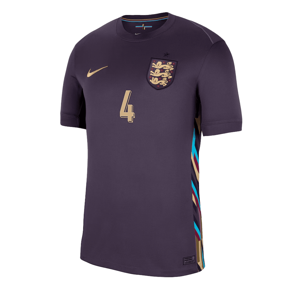 Declan Rice #4 England Away Jersey EURO 2024