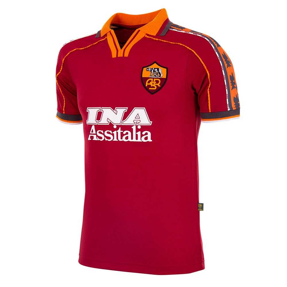 Women's Roma 1998/99 Home Retro Shirt