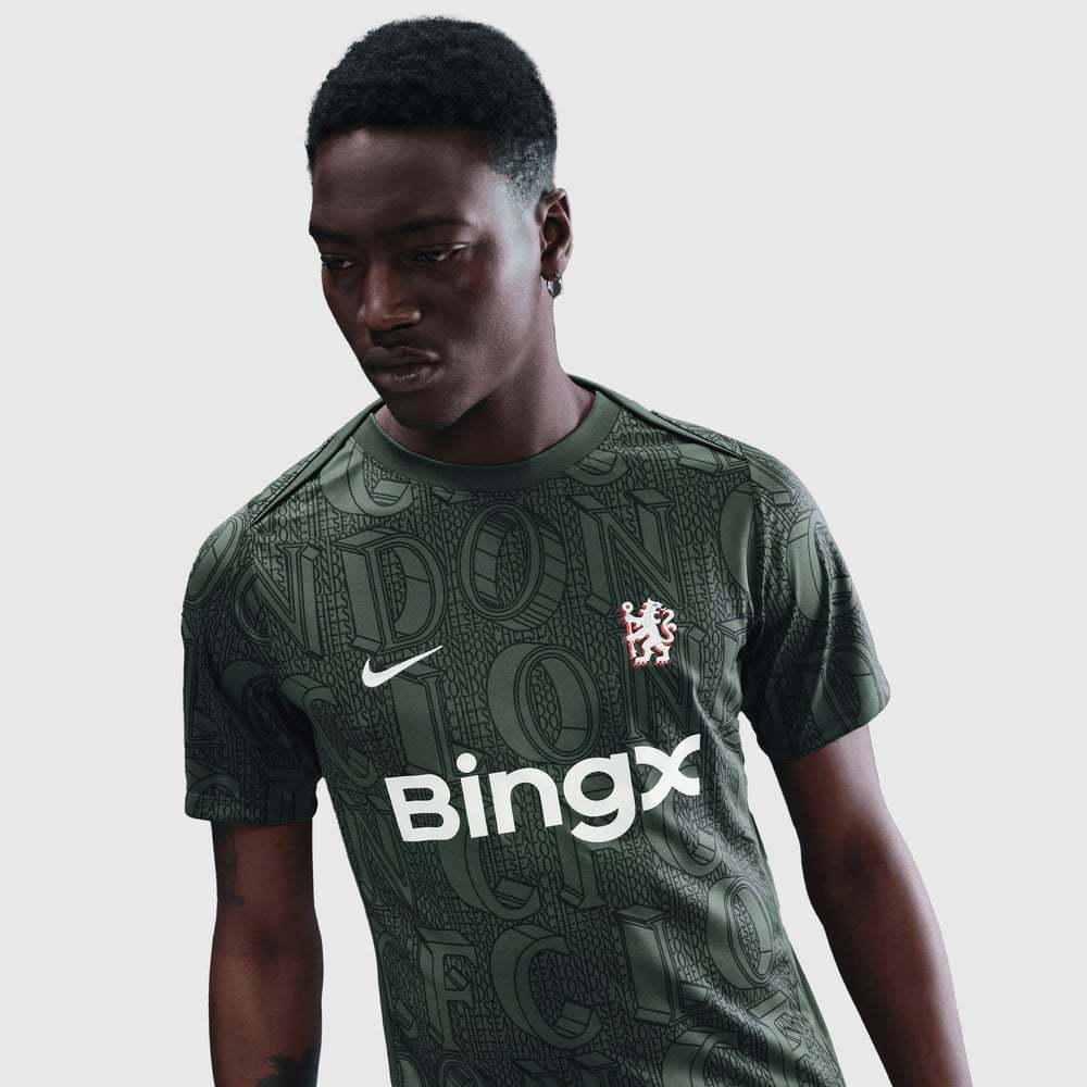 Women's Chelsea 2025/26 Third Pre Match Shirt - Green