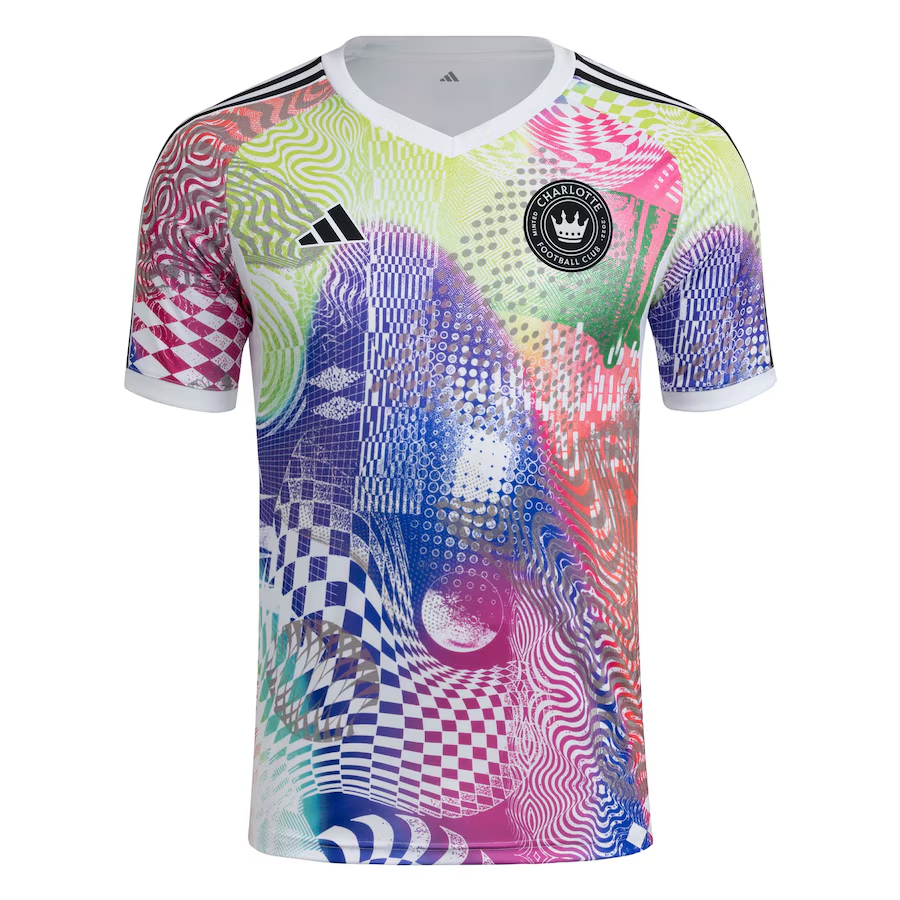 Men's Charlotte FC 2025 Third Pre Match Shirt - White