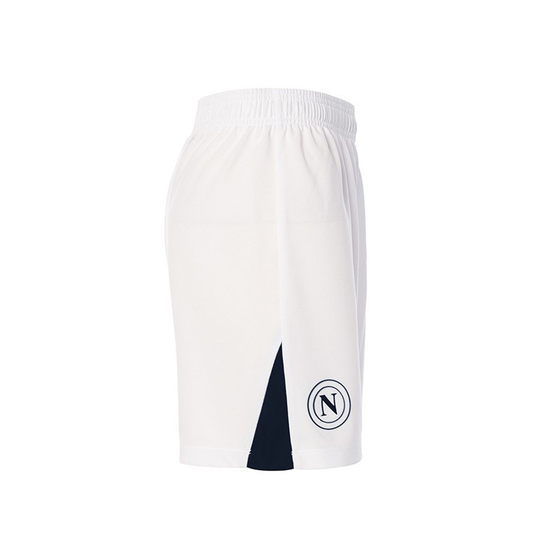 Women's Napoli 2024/25 Home Shorts - White/Navy Blue