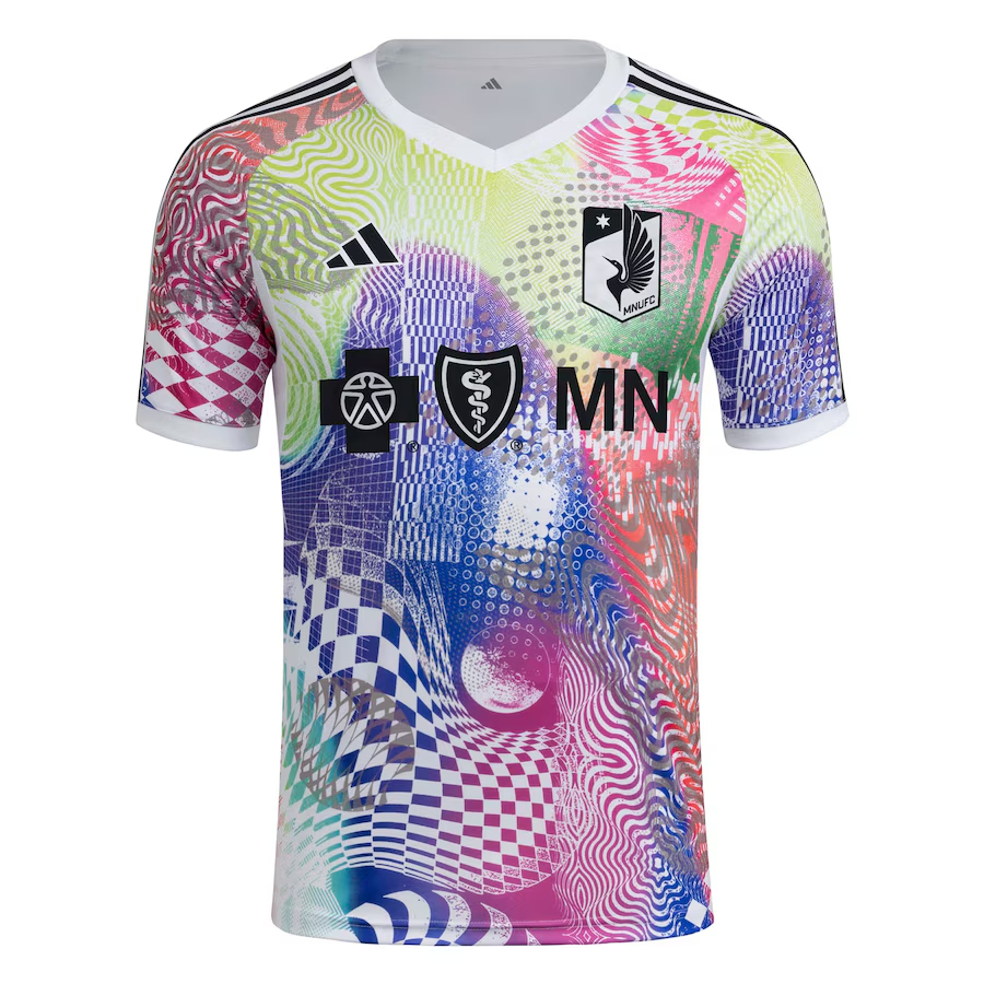 Kid's Minnesota United FC 2025 Third Pre Match Shirt - White
