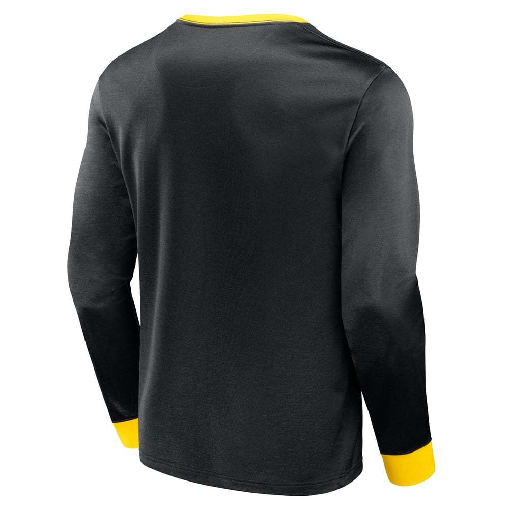 Women's Germany 1974 Home Retro Long Sleeve Shirt - Black