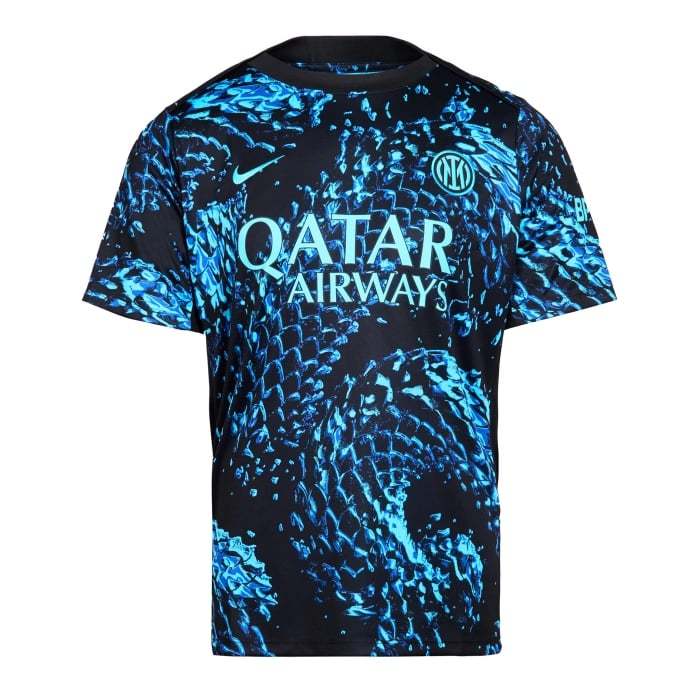 Kid's Inter 2025/26 Third Pre Match Shirt - Blue