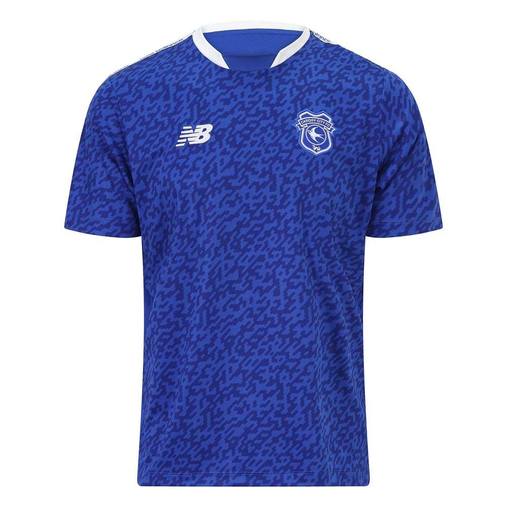 Kid's Cardiff City 2025/26 Home Warm Up Shirt