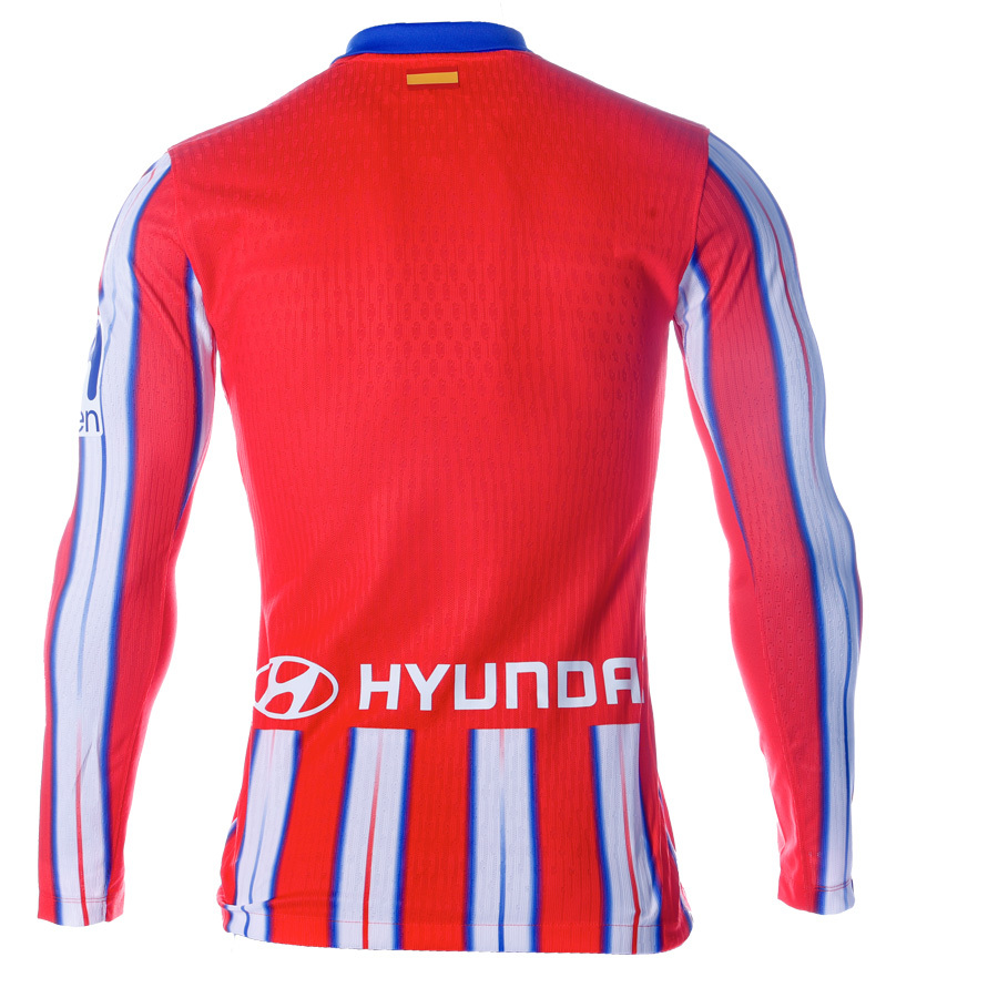 Men's Atletico Madrid 2024/25 Home Long Sleeve Shirt