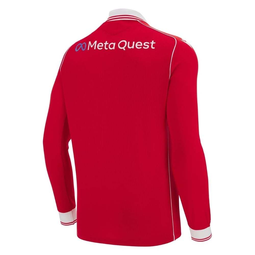 Kid's Wrexham AFC 2025/26 Home Long Sleeve Shirt