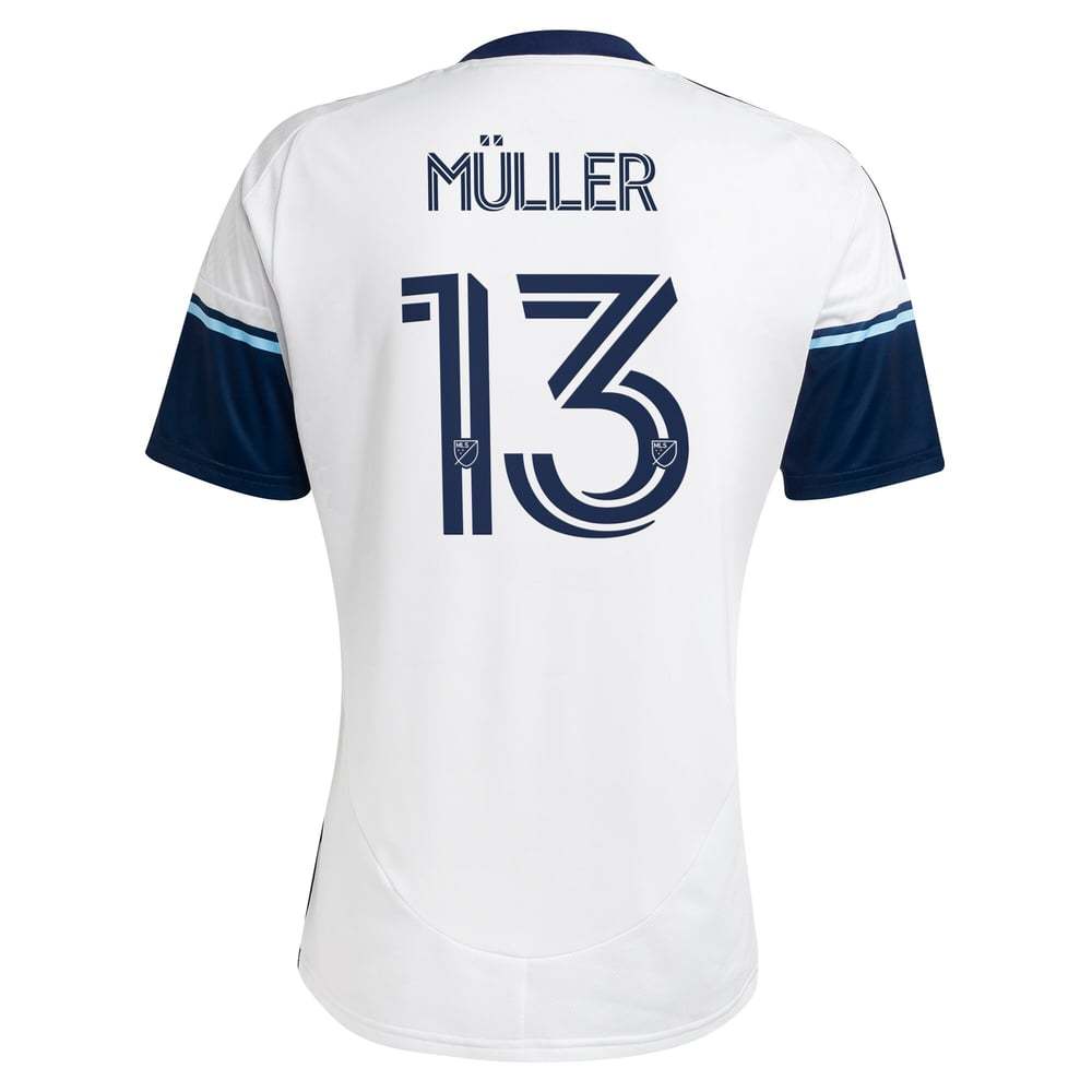 Kid's Vancouver Whitecaps FC 2025 Home Shirt - Müller #13