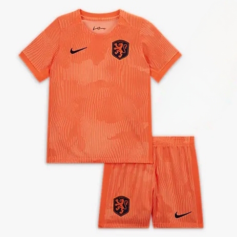 Kid's Netherlands Home Jersey+Shorts 23/24