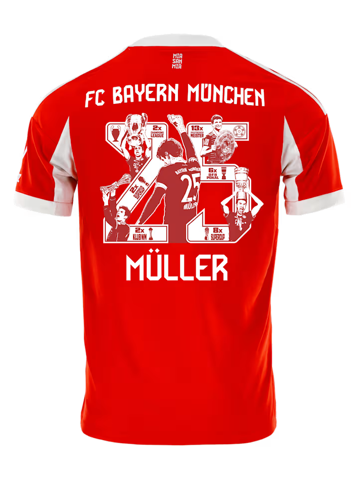 Women's Bayern Munich 2025/26 Home Shirt - Müller #25